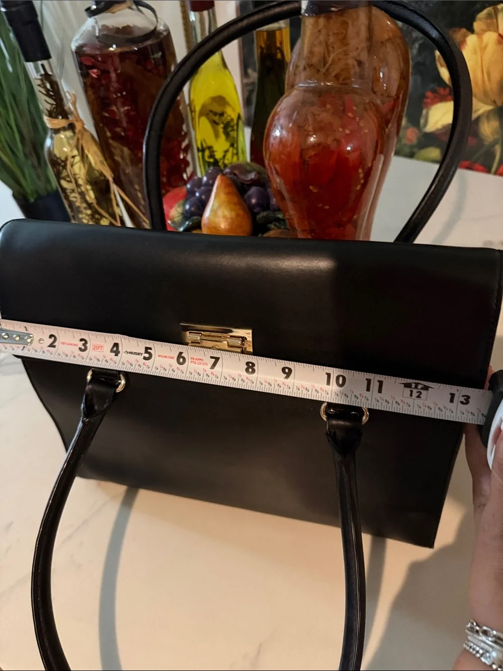 kate spade Black Leather Briefcase with Gold Hardware Open to Offers!